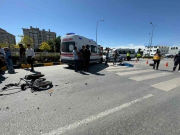 Beton mikserinin çarptığı bisikletli hayatını kaybetti
