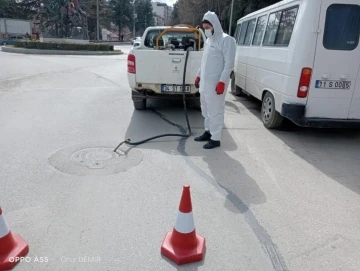 Bilecik Belediyesinden ilaçlama çalışması