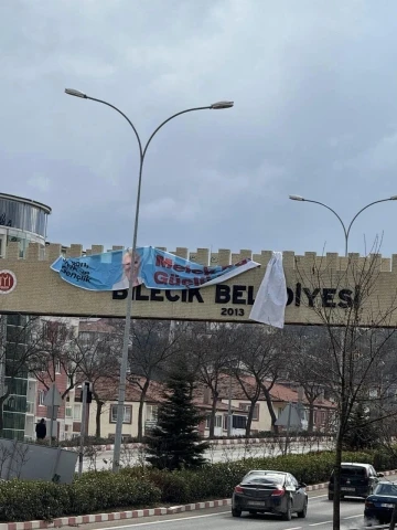 Bilecik Belediyesinden ’pankart’ açıklaması
