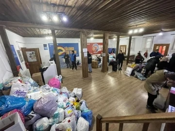 Bilecik’in ilçeleri afedzelere yardım göndermek için seferber oldu
