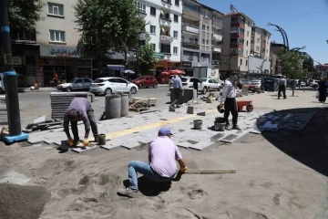 Bingöl belediyesi üst yapı çalışmalarına hız verdi
