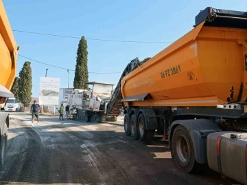 Bodrum’da sıcak asfalt çalışması başladı
