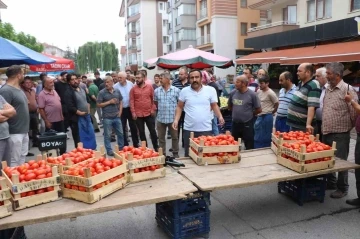 Bolu’da pazarcı esnafından tepki
