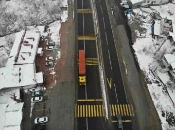 Bolu Dağı beyaz örtüyle kaplandı
