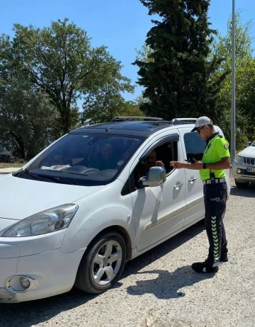 Bozüyük’teki trafik uygulamalarında  trafik idari para cezası 