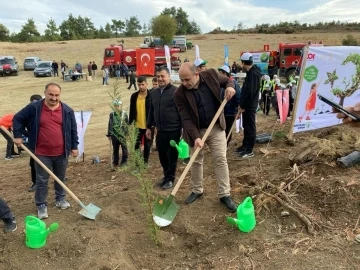 Buldan’da Cumhuriyet için fidan dikimi yapıldı
