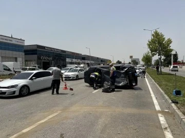 Bursa 11 Eylül Bulvarı'nda trafik kazası