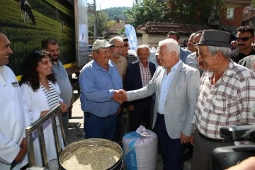 Bursa Büyükşehir Belediyesi'nden çiftçiye destek! 