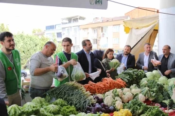 Bursa’da bu tezgahın geliri Gazze’ye bağışlandı