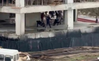 Bursa’da inşaat işçilerinin sopalı kavgası 