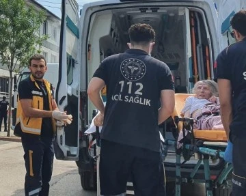 Bursa'da meydana gelen kat yangınında 1'i çocuk 3 kişi hastanelik oldu 