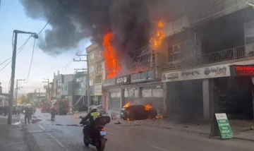 Bursa’da mobilya atölyesinde yangın