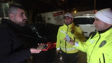 Bursa'da polisi, polisle tehdit etti