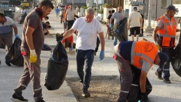 Bursa Mudanya Belediye Başkanı Dalgıç'tan sitem: Temizlik, kirletmeyerek başlar
