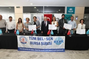 Bursa Nilüfer Belediyesi’nde toplu iş sözleşmesi sevinci