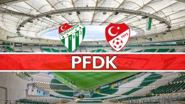 Bursaspor'a PFDK'dan para cezası!