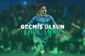 Bursaspor, Enes Ünal için mesaj yayımladı
