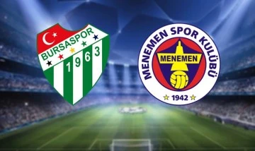 Bursaspor Menemenspor'u ağırlıyor 