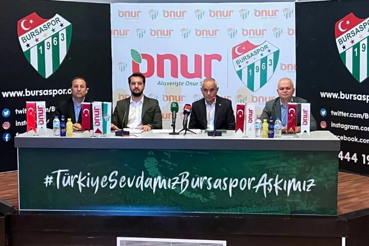 Bursaspor’un kol sponsoru Onur Market Oldu