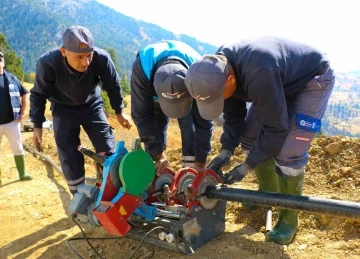 Büyükşehirden Bedan Mahallesi’ne 50 tonluk içme suyu deposu
