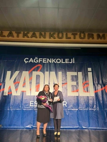 Çağfen Koleji &quot;Kadın Eli&quot; plaketleri sahiplerini buldu