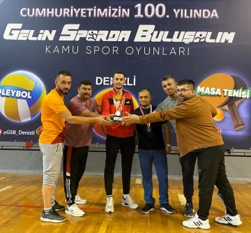 Çameli Belediyesi, Kamu Spor Oyunları Turnuvasında 3. oldu
