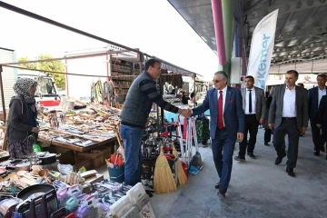 Çamyuva kapalı pazar yeri dualarla açıldı
