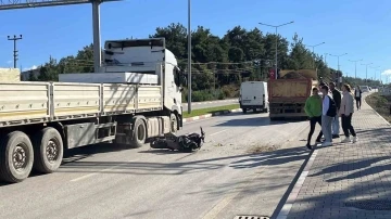 Çan’daki ölümlü trafik kazası güvenlik kamerasına yansıdı
