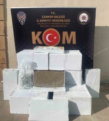 Çankırı’da 18 bin içi doldurulmuş kaçak makaron ele geçildi