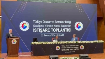 Çerkezköy Ticaret ve Sanayi Odası Yönetim Kurulu Başkanı Çetin, TOBB’daki toplantıda taleplerini dile getirdi
