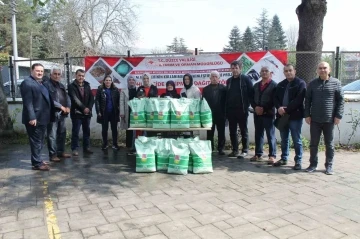 Çiftçilere barbunya tohumları verildi
