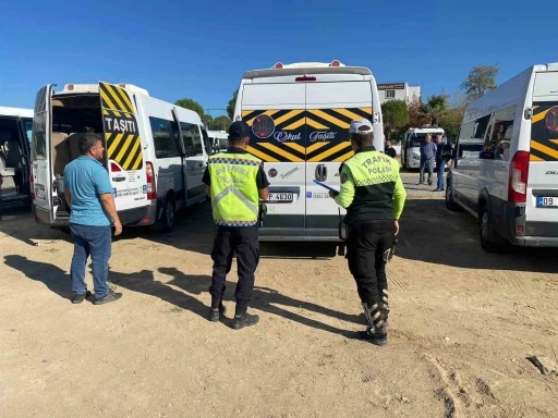 Çine’de okul servis araçları denetlendi
