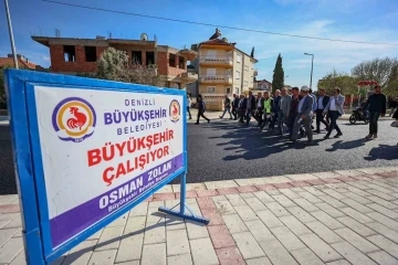 Çivril’de geciken üstyapı yatırımlarına büyükşehir el attı
