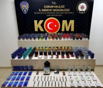 Çorum’da kaçak sigara operasyonu
