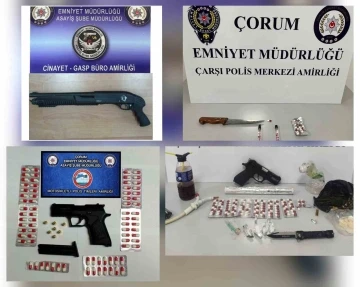 Çorum polisinden &quot;şok&quot; denetim
