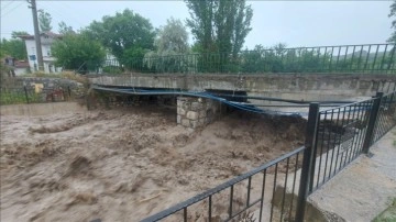 Çorum'un Boğazkale ilçesinde sağanak etkili oldu