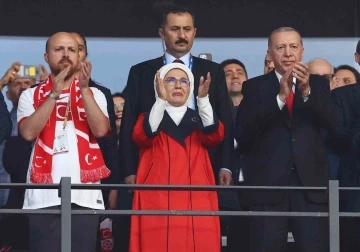 Cumhurbaşkanı Erdoğan, Berlin Olimpiyat Stadyumu’nda
