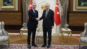 Cumhurbaşkanı Erdoğan, NATO Genel Sekreteri Stoltenberg'i kabul etti