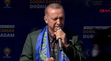 Cumhurbaşkanı Erdoğan, Rize'de vatandaşlara seslendi