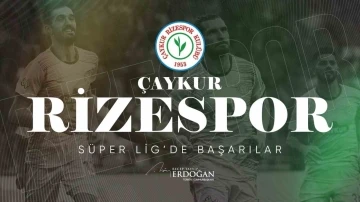 Cumhurbaşkanı Erdoğan Süper Lig’e çıkan Rizespor’u kutladı
