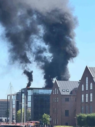 Danimarka Vergi Bakanlığı’nda yangın

