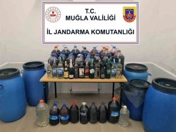 Datça’da Jandarmadan kaçak alkol operasyonu
