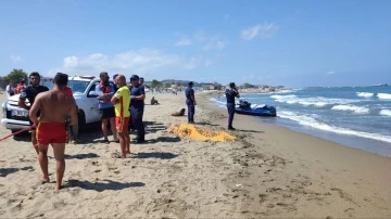 Denizde kaybolan yabancı uyruklu gencin cesedi 2 gün sonra bulundu