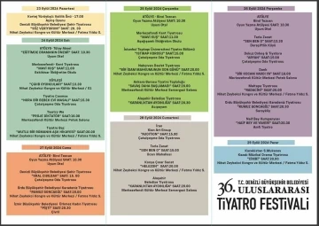 Denizli Uluslararası Tiyatro Festivali kortejle başlayacak
