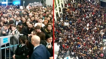 Deprem bölgesine gitmek isteyen binlerce gönüllü, İstanbul Havalimanı'na akın etti