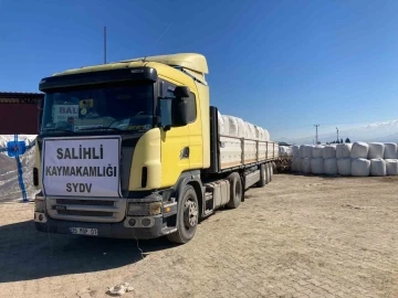 Deprem bölgesine Salihli’den yem desteği
