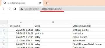 Depremle ilgili yardım çağrılarını toplayan site yaptı
