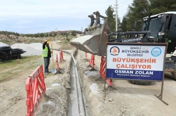 DESKİ, Çal’ın su hatlarını yeniliyor
