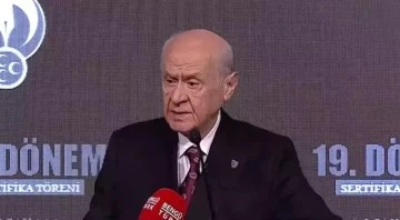 Devlet Bahçeli: Tarihe not düşüyorum