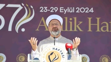 Diyanet İşleri Başkanı Erbaş: &quot;Kur’an-ı Kerim’de 255 ayette yardımlaşma geçer&quot;
